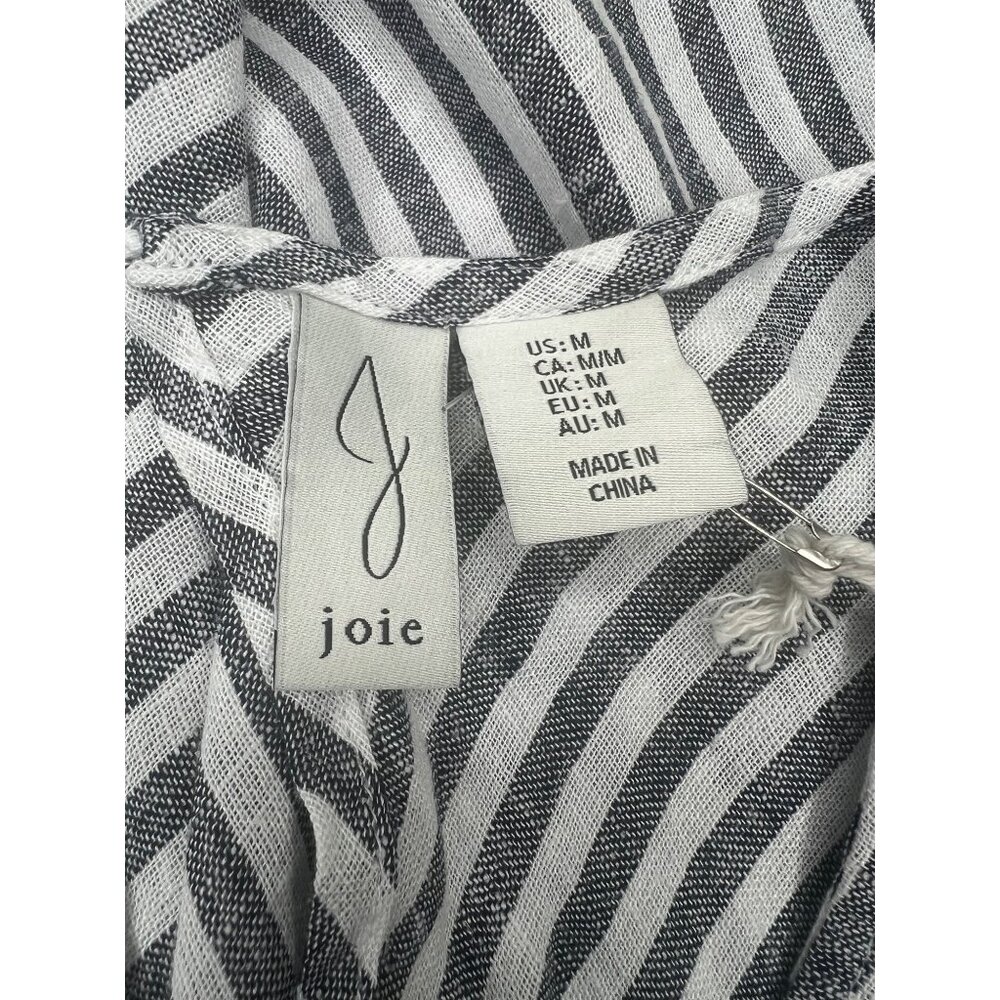 Joie Striped Sleeveless Maxi Dress With Back Tie Detail Medium - Picture 7 of 10